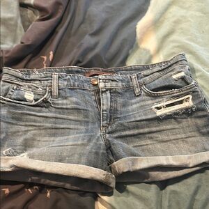 Joe's Jeans Cuffed Denim  Women's Shorts